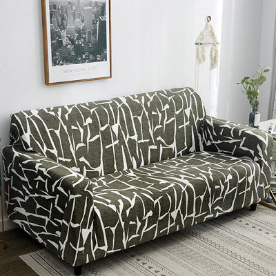 Printed Cushion Sofa Cover