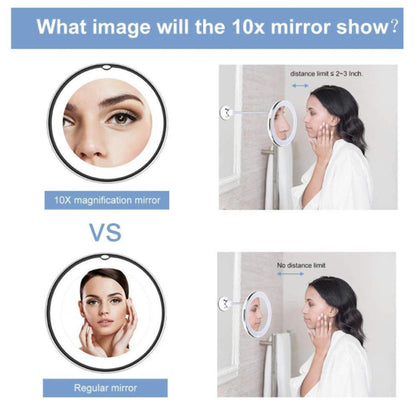 360 Led Lighted Makeup Mirror