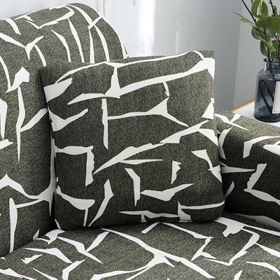 Printed Cushion Sofa Cover