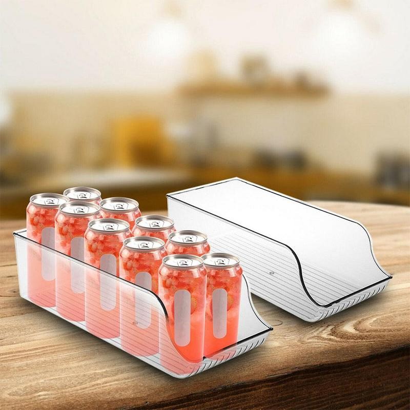 Fridge Beverage Organizer Transparent Holder