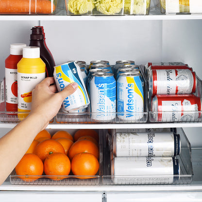 Fridge Beverage Organizer Transparent Holder