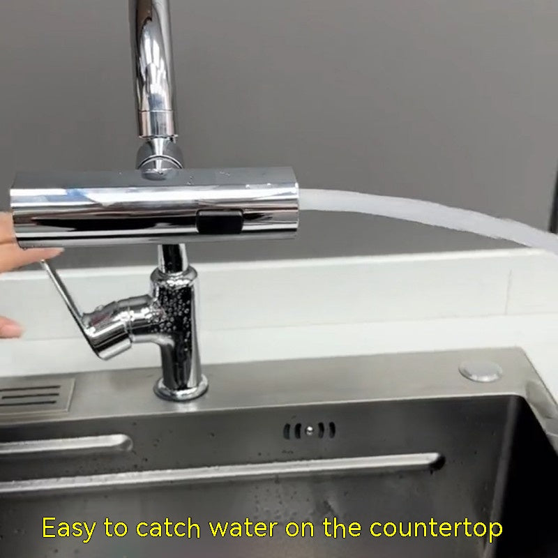 Universal Rotating Bubbler Splash-Proof Faucet