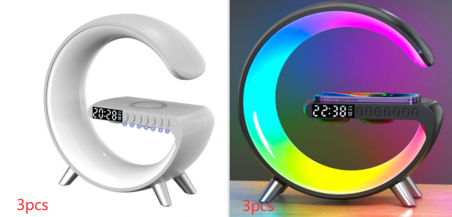 G Shaped Led Lamp Bluetooth Speaker