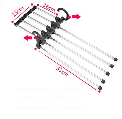 Multi-functional Stainless Steel Wardrobe Hanger