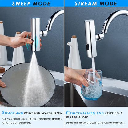 Universal Rotating Bubbler Splash-Proof Faucet