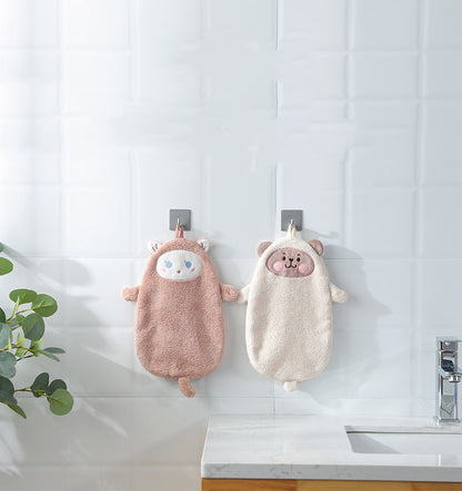 Hangable Cartoon Absorbent Bathroom Towels