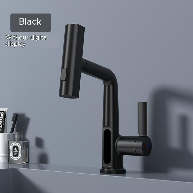 Digital Display Pull-out Basin Faucet