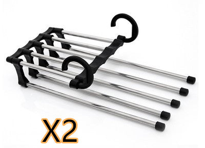 Multi-functional Stainless Steel Wardrobe Hanger