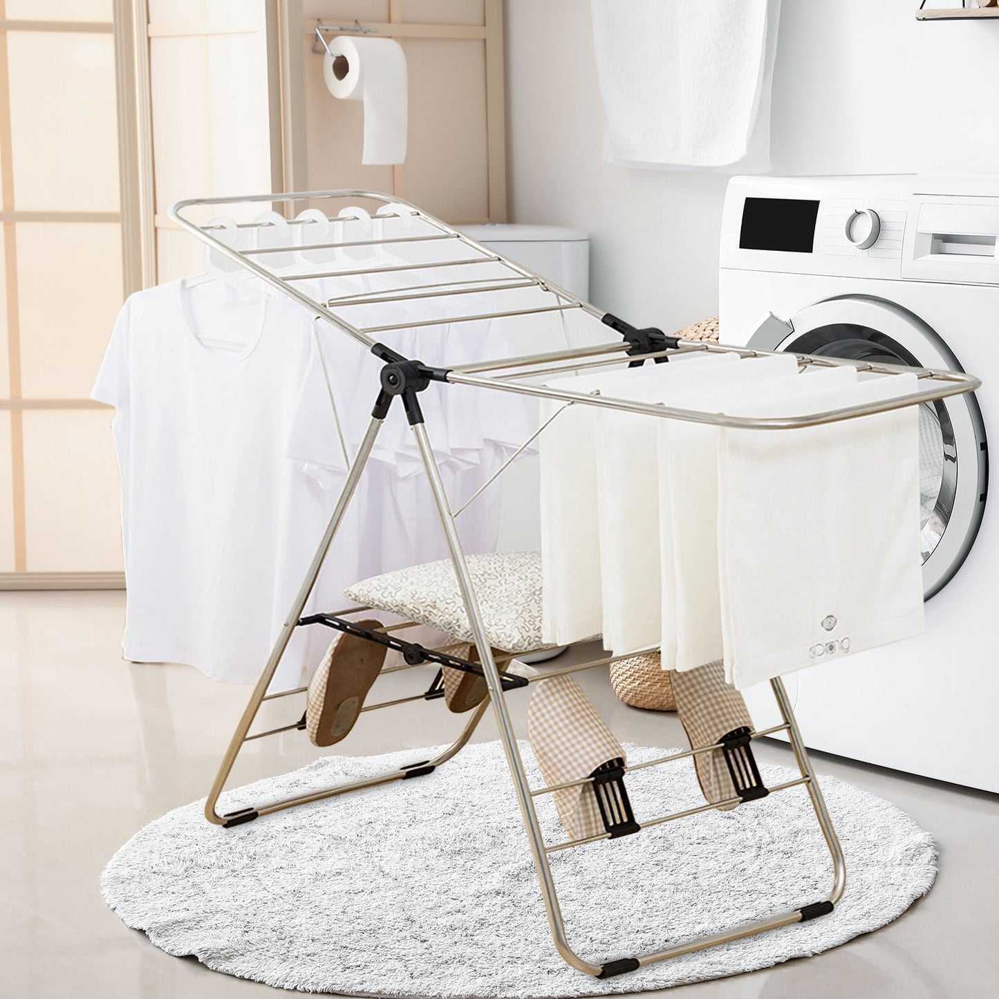 Folding Stainless Steel Laundry Rack