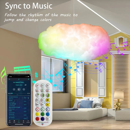 App-Controlled Music Sync Cloud Light